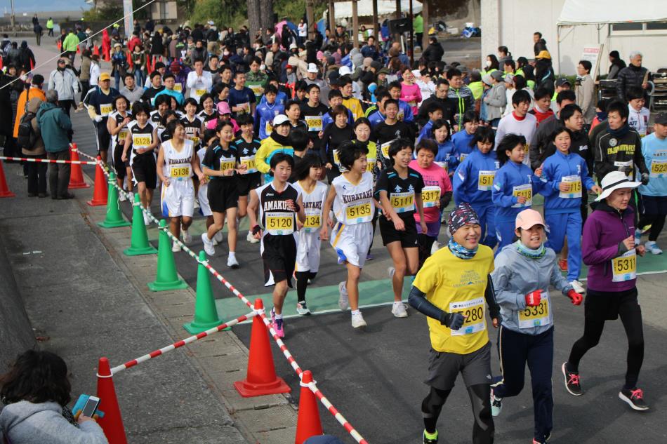 2018倉岳えびすマラソン大会写真（5㎞スタート②）